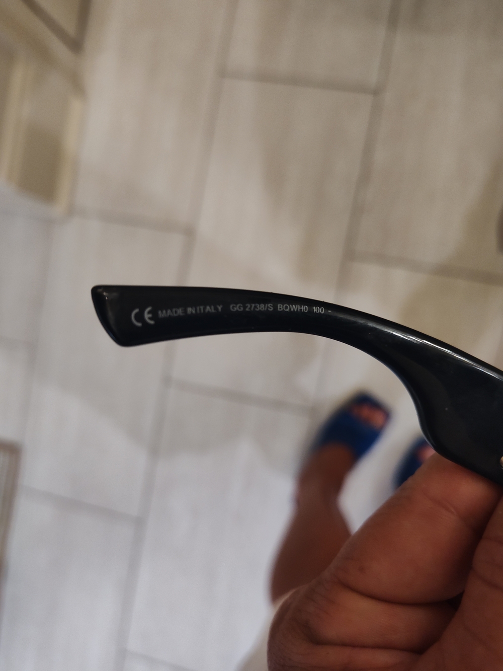Gucci Vintage Silver-Tinted Shield Sunglasses - Picture 3 of 6